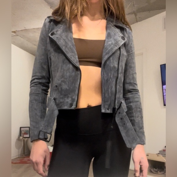 BLANK NYC SUEDE MOTO JACKET XS NEW WITH TAGS - Picture 7 of 7